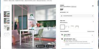 Mesa Comedor/Oficina Blanca