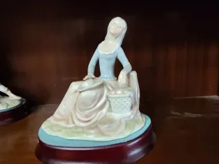 Pareja Figuras Porcelana Tengrá Serie Rural