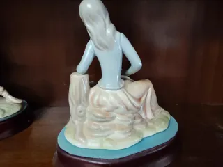 Pareja Figuras Porcelana Tengrá Serie Rural