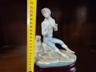 Pareja Figuras Porcelana Tengrá Serie Rural