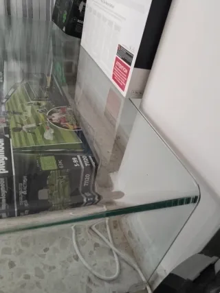 Mesa centro cristal 60x110cm