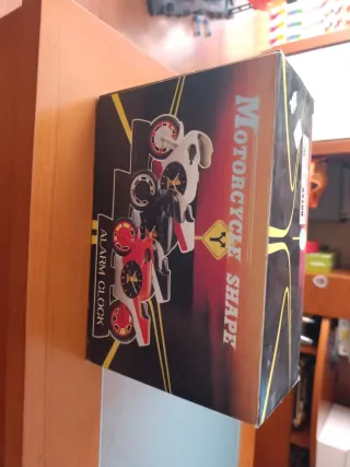 Reloj Despertador Forma Moto