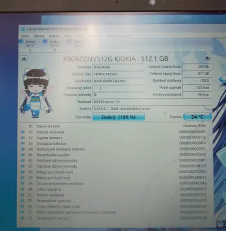 Disco SSD Kioxia 512GB NVMe PCIe Gen4x4