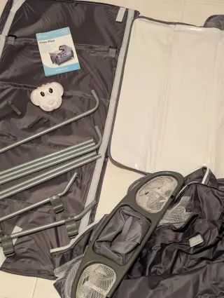 Cuna de Viaje Lionelo Sven Plus Gris