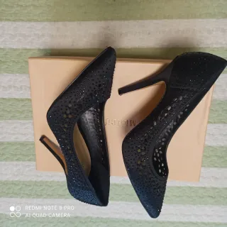 Zapatos Menbur fiesta pedrería negros