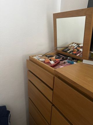 Cajonera Malm Madera Marrón