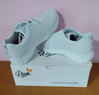 Zapatos blancos Dian mujer