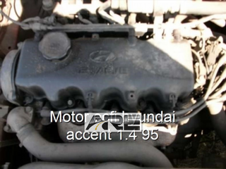motor G4EK Hyundai Accent 1.5 gasolina 90c