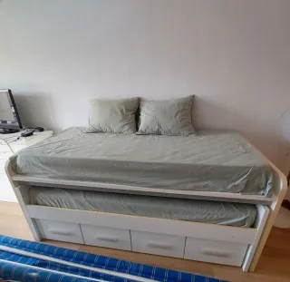 Cama nido madera con cajones