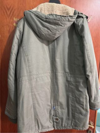 Parka da uomo verde militare