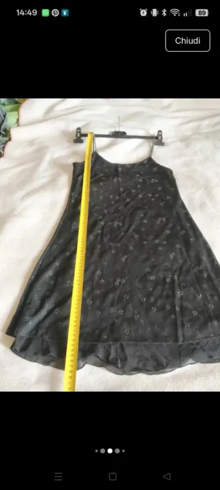 Miniabito nero con dettagli