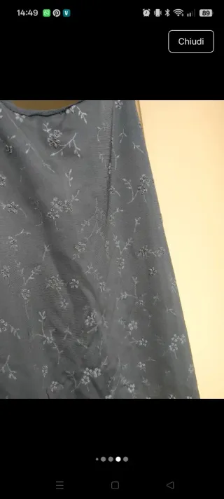 Miniabito nero con dettagli