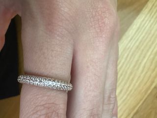 Anillo Swarovski Baño Oro Rosa y Circonitas