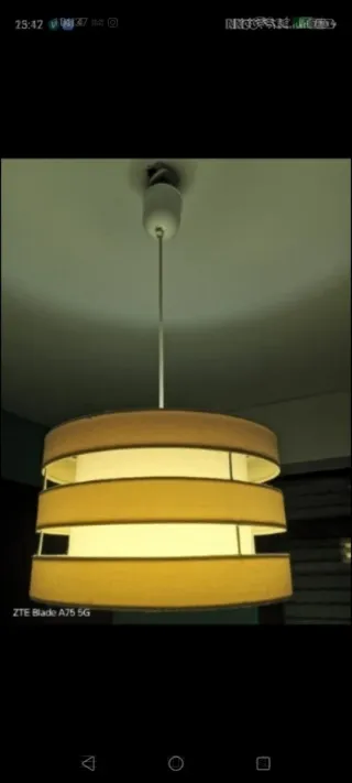 Lampada da tavolo vintage in tessuto e alabastro