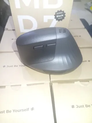 Ratón ergonómico vertical SEANDA MB D7 Negro