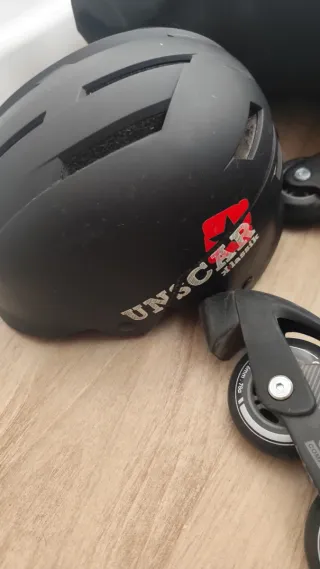 Patines en línea Oxelo y Casco Negro