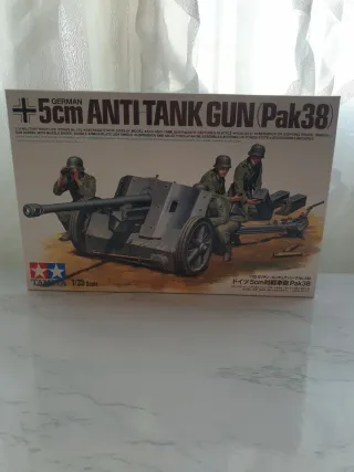 Maqueta Tamiya 1/35 German 5cm Anti Tank Gun (Pak3
