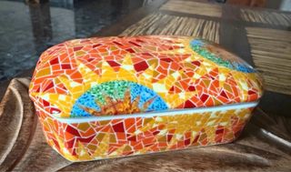 Joyero cerámica estilo Gaudí