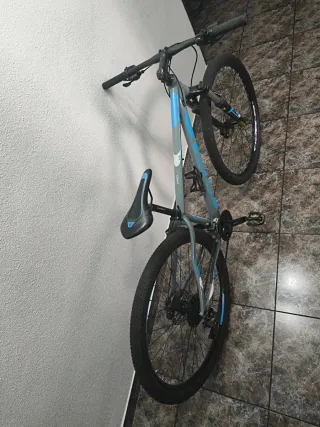 Bicicleta Montaña B-pro Gris y Azul