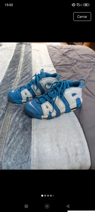 Zapatillas Nike Air More Uptempo Azul/Blanco