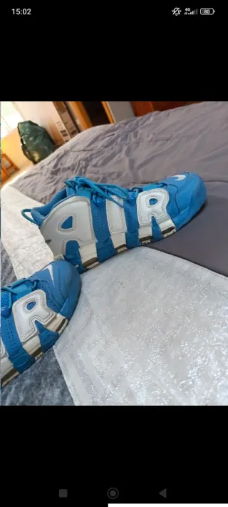Zapatillas Nike Air More Uptempo Azul/Blanco