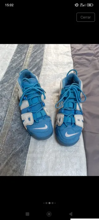 Zapatillas Nike Air More Uptempo Azul/Blanco