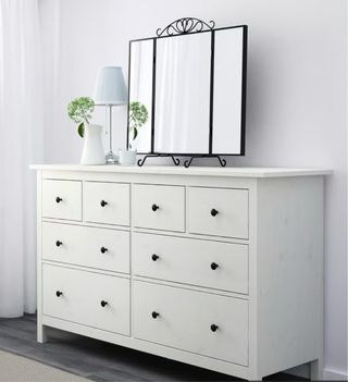 Cómoda 8 cajones blanca HEMNES