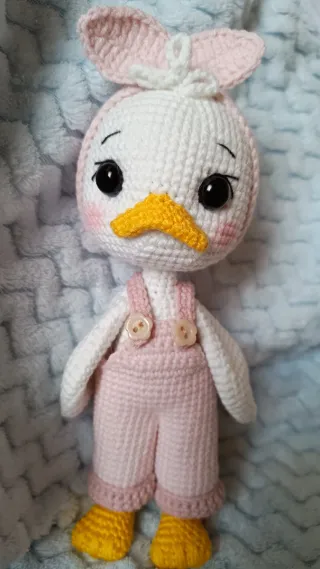 Papera amigurumi fatta a mano