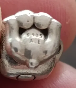 Charm Pandora Stitch Plata con caja