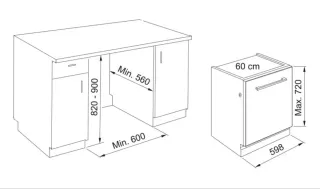 Lavavajillas Integrable 60cm Nuevo