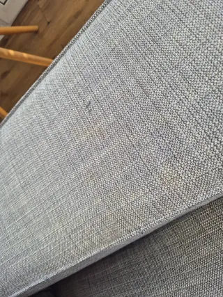 Sofá de tela gris negociable