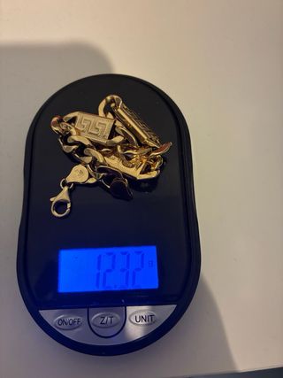 Pulsera Versace y anillo Oro 18kl