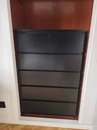 Cómoda MALM Ikea Negra