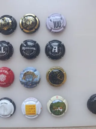 Lote 16 Chapas Cava + 1 Regalo