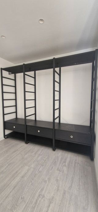 2 Armarios Elvarli Ikea Negro Ancho 248 Altura 216