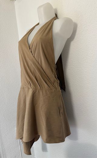 Vestido Zara Marrón Talla S