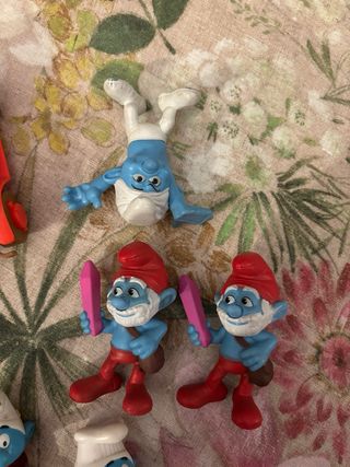 Stock Puffi Smurf - Set di 9 pezzi