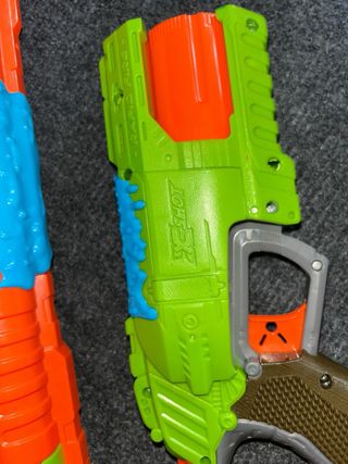 Pistola de Juguete Eliminator Naranja y Verde