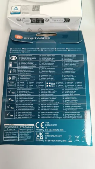 4 Detectores de Humo Smartwares G2Y1672