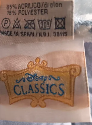 2 Mantas Cuna Disney y Nenuco