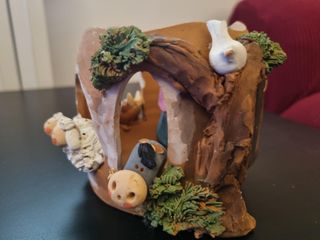 Presepe terracotta fatto a mano