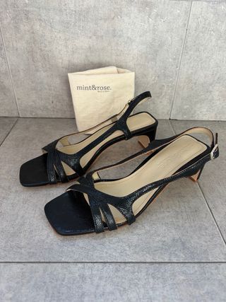 Sandalias Mint&Rose Negras