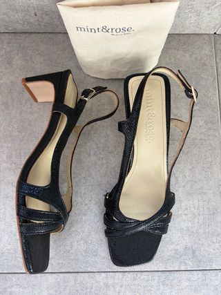 Sandalias Mint&Rose Negras