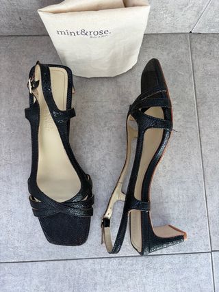 Sandalias Mint&Rose Negras