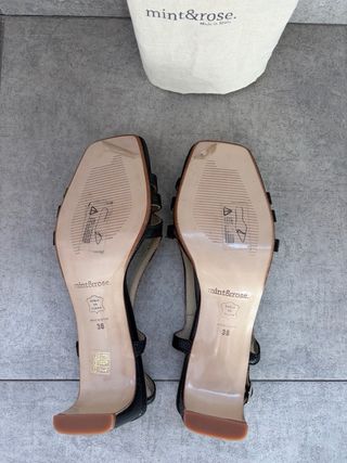 Sandalias Mint&Rose Negras