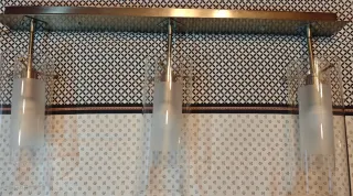 Lampada a sospensione in vetro