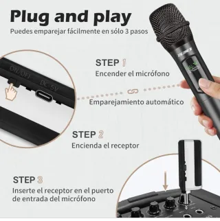 Micrófonos Inalámbricos TALOMEN (Set de 2)
