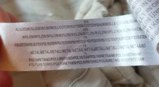 Pantalones de pijama mujer plateados y blancos