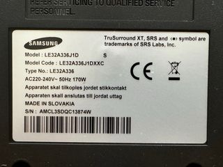 Samsung 32 LCD TV LE32A