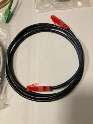Lote Cables Fibra Óptica y ADSL